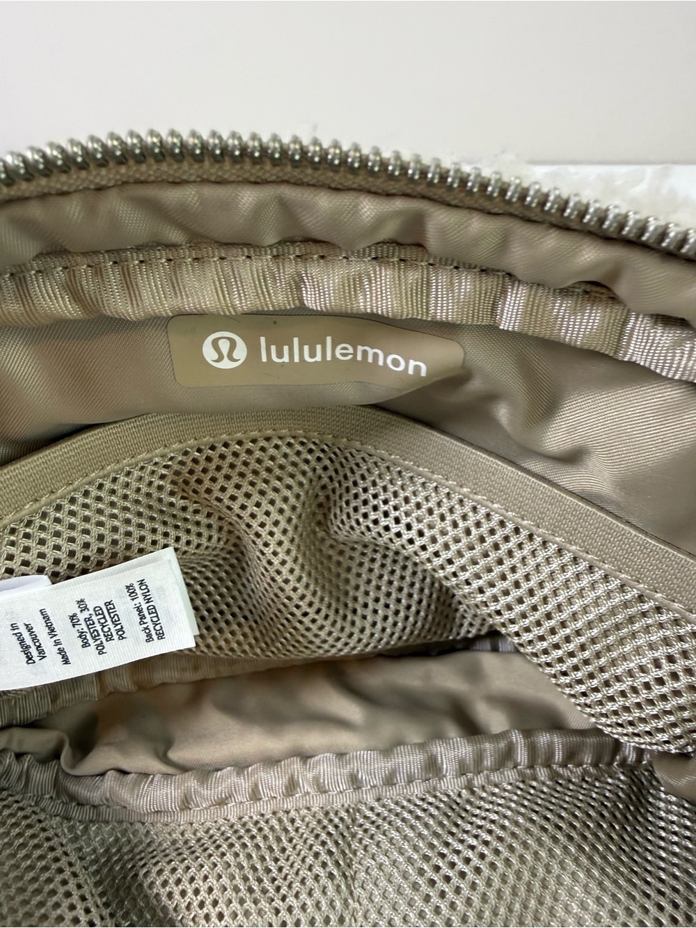 Lululemon | Fleece Everywhere Belt Bag Sherpa Crossbody Waist Bag | Beige | O/S - Picture 7 of 16